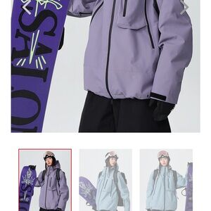 adidas Women's Purple Ski Jacket